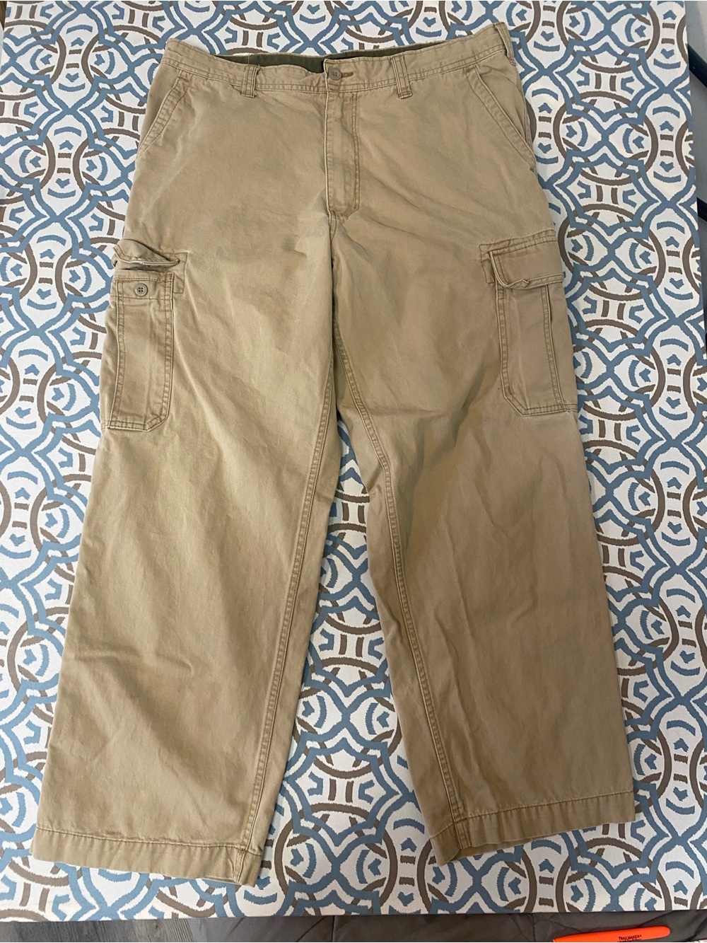 Cargo Brand Men's Tan Cargo Pants - Utility Pocket Design